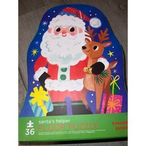Santa's helper Crocodile Creek 36 pc Floor puzzle